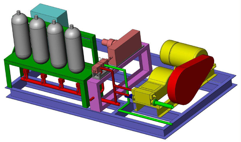 Chemical  Industry Skid Industrial / Oilfield Skid Design According Requirements